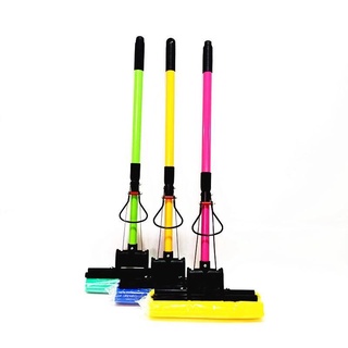 FLOOR MOPSPIN MOP△◑Sponge mop telescopic handle floor cleaning tool
