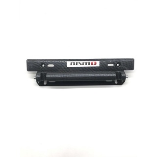 Plate AccessoriesG-7 Car Nismo Logo Adjustable Tilting Plate Holder Carbon-Black (2)