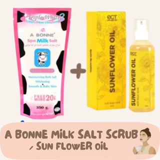 Sunflower Oil Sct Unli + A Bonne Spa Milk Salt 350grams