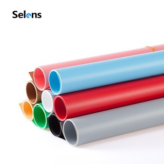 Selens 40*66.5cm Frosted PVC Background Waterproof Solid Color Backdrop Paper for Portrait Product Shooting Photography (1)