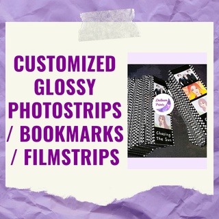 CUSTOMIZED PHOTO STRIPS FILM / BOOKMARK - Kpop, Anime, Any pictures, Artists, Kdrama
