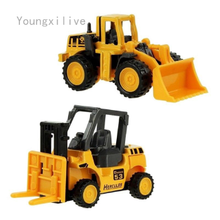 Youngxilive 8Styles Mini Toy Alloy Engineering Car Tractor Dump Truck