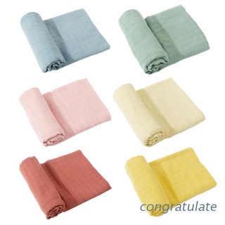 baby bed❈CONG Bamboo Cotton Baby Blankets Infant Swaddle Towel Newborns Wrap Kids Bed