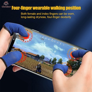 [TK-Special] Finger Cover Game Controller Finger Sleeve Sweat Proof Non-Scratch Touch Screen Gaming Thumb Sleeve for PUBG