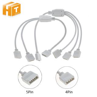 4pin 5pin HUB 1 to 3 / 1 to 2 RGB RGBW LED Strip Connector