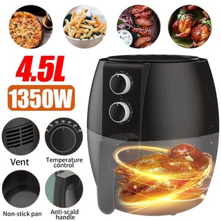 【ZION】 1350W Multi-function Oil Free Air Fryer 4.5 Liter High Capacity