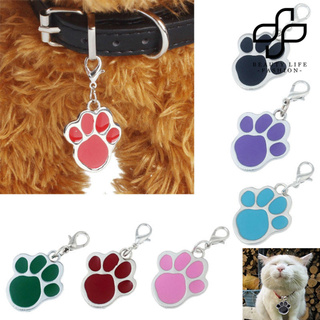 Beauty Paw Dog Puppy Anti-Lost ID Name Tags Collar Charm Pet Accessories