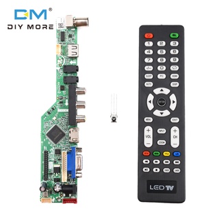 Universal LCD Controller Board Resolution TV Motherboard VGA/AV/TV/USB Interface Driver Board Drop s