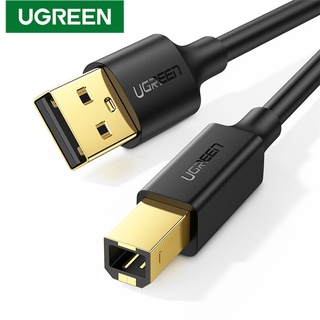 【sale】 UGREEN USB Printer Cable USB 2.0 Type A Male to Type B Male Printer Scanner Cable Cord High S
