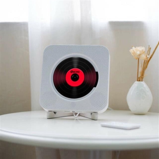 Wall Mounted CD Player Surround Sound FM Radio Bluetooth USB MP3 Disk Portable Music Player Remote