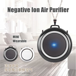 WILLBOND Air Purifier Necklace Wearable Portable USB Personal Ioniser Hepa Portable Air Fresher Cleaner Home Ozone Car for Adults Kids