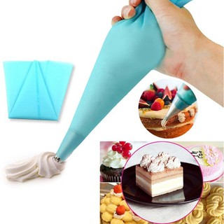 Reusable Silicone Icing Piping Cream Pastry Bag Cake DIY Decorating Tools