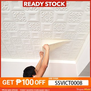 Ceiling Wallpaper 3d Roof TV Background Decoration Wall Sticker Self-adhesive Decoration Wall