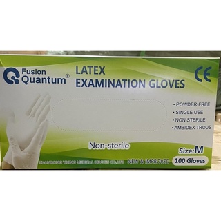 Latex non-sterile examination gloves