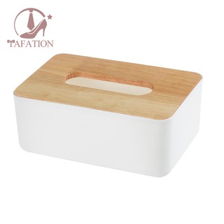 💓Wooden Tissue Box European Style Home Tissue Container Towel Napkin Tissue Holder Case