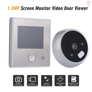 NT 1.3MP Peephole Door Camera 2.8 Inch Color LCD Screen Monitor Video Door Viewer Door Eye Doorbell Photo Taking/Video Recor