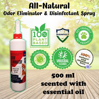 100% Plant-based Pet Odor Eliminator & Disinfectant Spray All Natural Chemical-Free 500ml