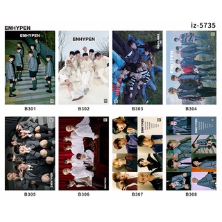 BTS Poster k-pop Enhypen Butter Solo Group Poster set=8pcs A3 Size (2)