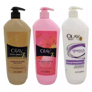 3in1 Olay Body Quench Body Lotion+Advanced Skin Whitening+Total Effects 7in1 Advance Anti-Aging Body