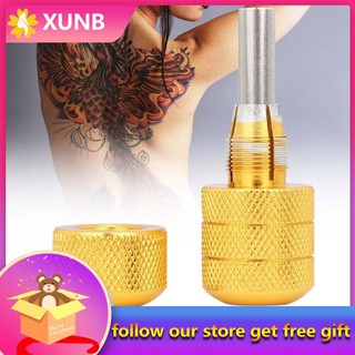 XUNB Alloy Anti-Slip Self-Locking Tattoo Machine Grip Supplies Body Art Tools