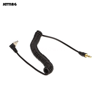 1Pcs 3.5mm to Male PC Flash Sync Cable Screw Lock for Trigger Studio Light Camera Flashes Accessorie