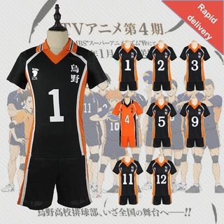 11 Styles Anime Haikyuu Cosplay Costume Karasuno High School Volleyball Club Hinata Shyouyou Sportswear Jerseys Uniform