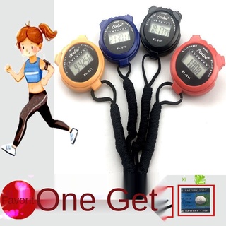 XL011Stopwatch Student Sports Competition Referee Handheld Timer Yoga Fitness Electronic Timer ToolAccessories Road Magene Functional Stopwatchring C406 Running Pressure Multifunction Base Finger Chronograph Stop Sport Battery Black 10 (1)