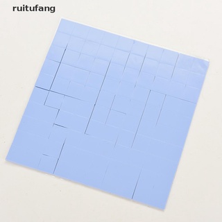 (hot*) 100Pcs 10x10x1mm Silicon Chip Thermal Pad Heatsink Conductive Insulation Paste ruitufang