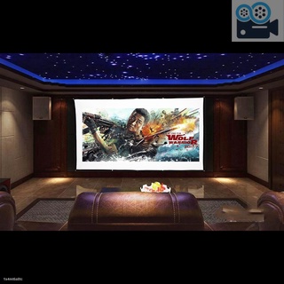 ✜¤H120 120'' Portable Projector Screen HD 16:9 White Dacron 120 Inch Diagonal Video Projection Scree