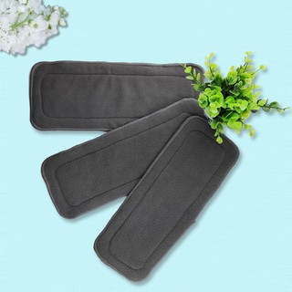 5 Pcs/Set Reusable 4 Layers Bamboo Charcoal Soft Baby Cloth Nappy Diaper (1)