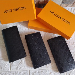LV long Men's wallet W/BOX and Dust bag (1)