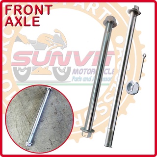 MOTORCYCLE FRONT AXLE (DIFF. MODELS)