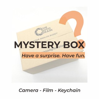 Mystery Box Analog Point and Shoot Camera, Roll Film 35mm, Keychain Canister Film