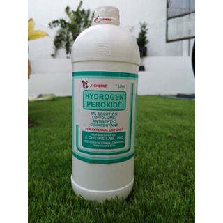 ⊙❈❇Medical supplies HYDROGEN PEROXIDE 6% SOLUTION DISINFECTANT ANTISEPTIC JCHEMIE 1 LITER