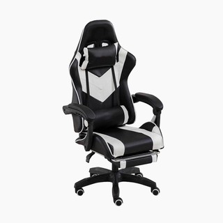 Homu Everest Gaming Chair w/ Foot Rest (Black/White, Pink/White, Black/Black, Red/Black) (2)