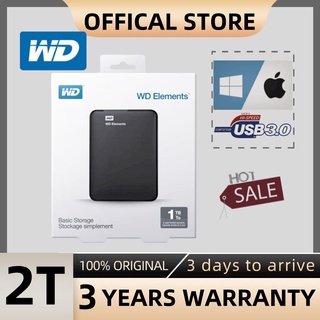 Western Digital WD Elements 2.5" Portable Hard Drive 1TB HDD USB3.0 External Hard Drive