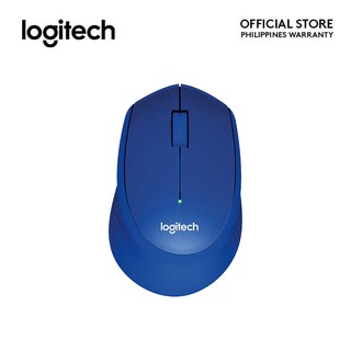 Logitech M331 Silent Plus Wireless Mouse, Noiseless Productivity,90% noise reduction, Advanced(Blue)