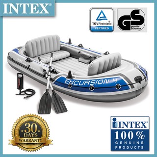Intex 68324 Excursion 4 Inflatable Boat Set (1)