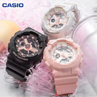 【Ready Stock】Casio Baby-G BA110 Black Pink Wrist Watch Women Sport Watches