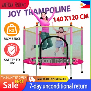 Trampoline for Kids Indoor Outdoor Fence Net Trampoline Elastic Children's Trampoline Exercise