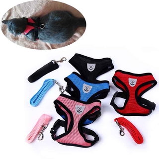 Puppy Dog Pet Cat Harness and Leash Set