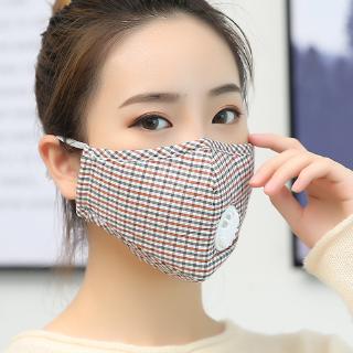 Pure Cotton Washable Masks Dustproof Reusable Masks Windproof Masks with Breathing Valve (1)