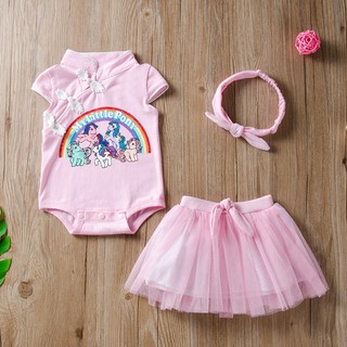 Cute Baby Infant Clothes Set Hello Kitty Cartoon Dress (5)