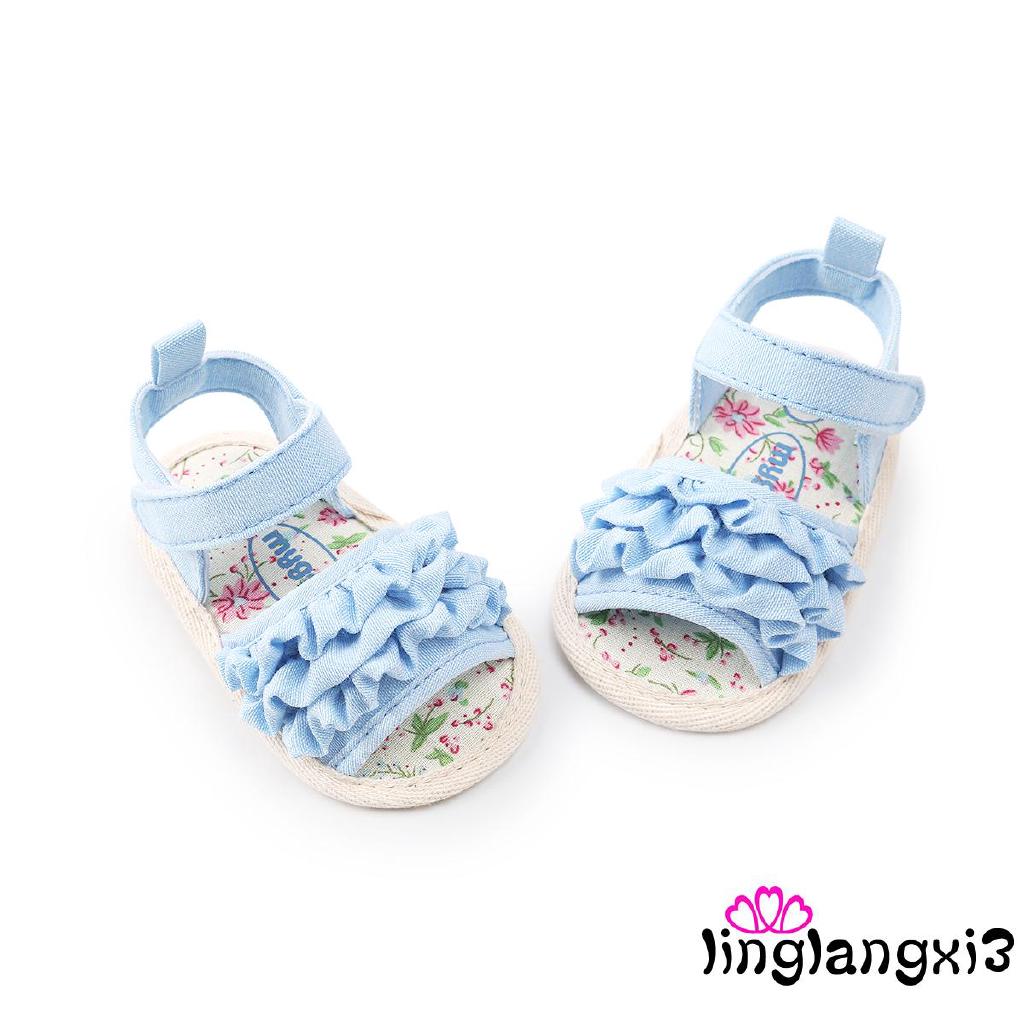 XLP-Baby Girl Shoes Flower baby Toddler Princess First (7)