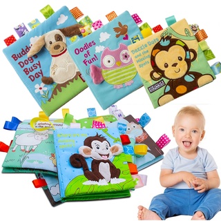 (1-3 Days Delivery)Newborn Baby Cloth Book for Early Education Book for Baby Story Fabric Book COD