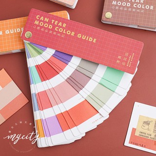 schoolhaul color card sticky notes/writable stickers/color palette (1)