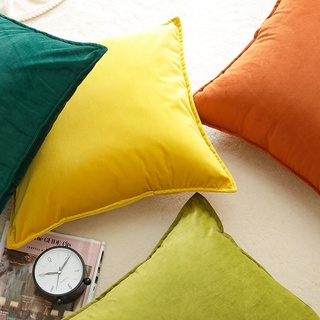 Maternity Pillows▤㍿Nordic Solid Color Pillow Waist Cushion Custom Living Room Sofa Cushion Pillowcas