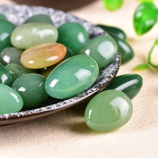 Natural crystal Dongling jade green agate broken decorative energy degaussing purification charging Pendant Gift
