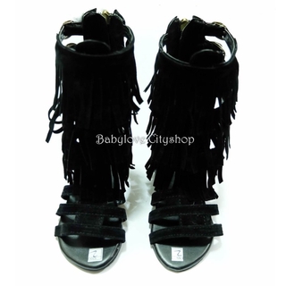Bohemian Gladiators Black Kids Shoes (1)