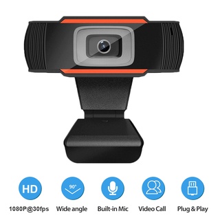 USB Computer Webcam Full HD 1080P Webcam Camera Digital Web Cam With Micphone For Laptop Desktop PC (1)